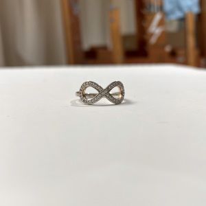 Stirling silver infinity ring